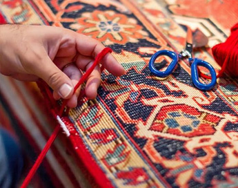 خدمات تخصصی و حرفه ای رفوی فرش در قالیشویی بلوار فردوسی قم